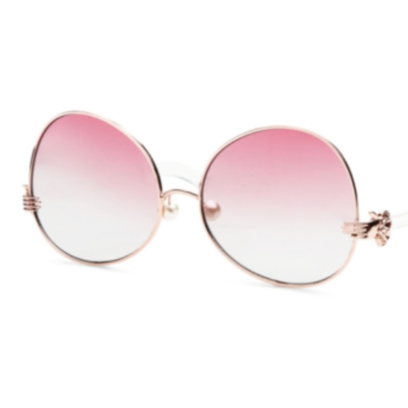 JUDE Accessories - JUDE Sunglasses Oversize Pink Retro-Style NEW